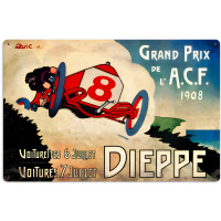 Dieppe Grand Prix Metal Sign - 24" x 16"