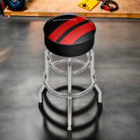 Dodge Big Stripe Padded Swivel Shop Stool
