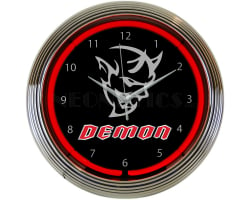 Dodge Demon Neon Clock