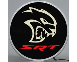 Dodge Hellcat SRT LED Lighted Sign