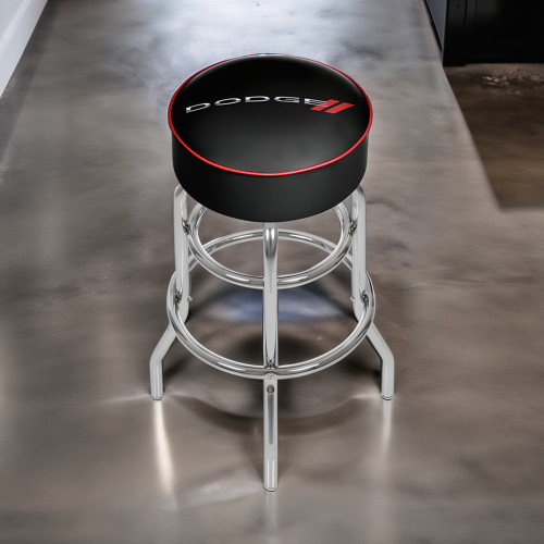 Dodge Padded Swivel Shop Stool