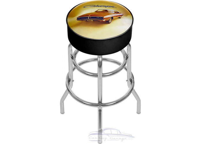 Dodge Padded Swivel Shop Stool - 69 Charger
