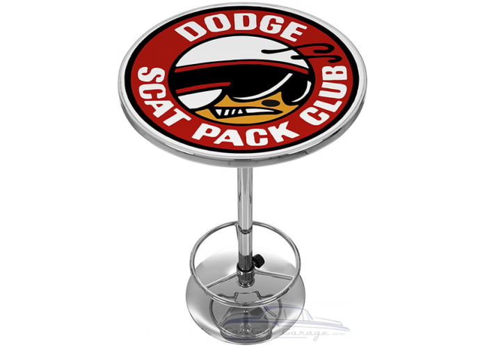 Dodge Scat Pack Chrome Pub Table