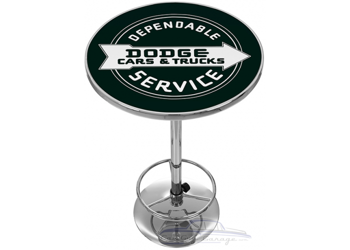 Dodge Service Chrome Pub Table