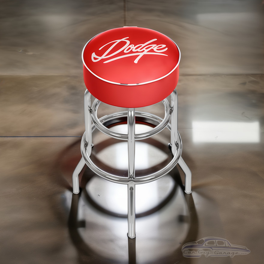 Dodge Signature Padded Swivel Shop Stool Dodge Signature Padded Swivel Shop Stool