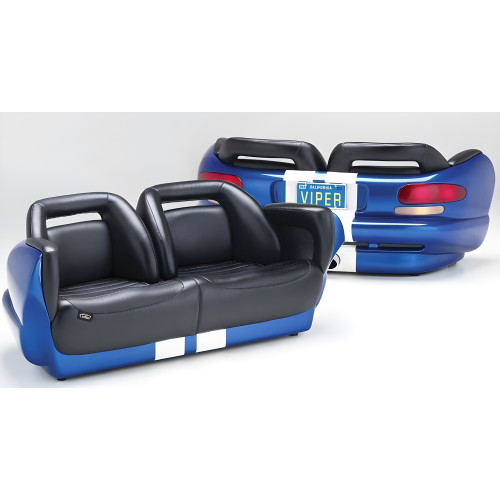 Blue Dodge Viper Couch 