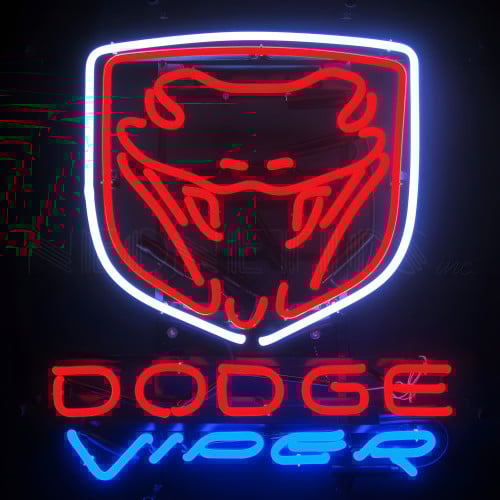 Dodge Viper Neon Sign