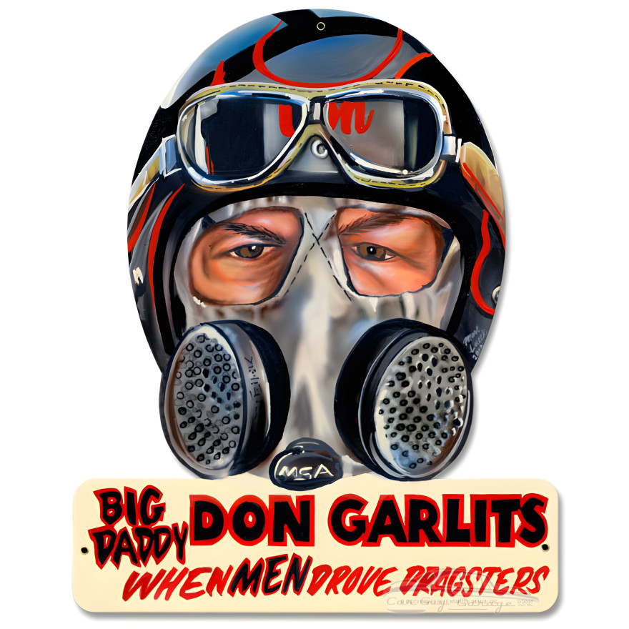Don Garlits Metal Sign - 12" x 15" Custom Shape