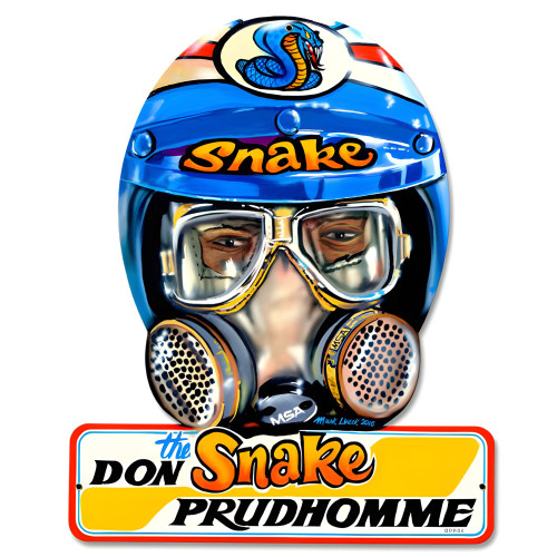 Don Prudhomme Metal Sign - 15" x 12"