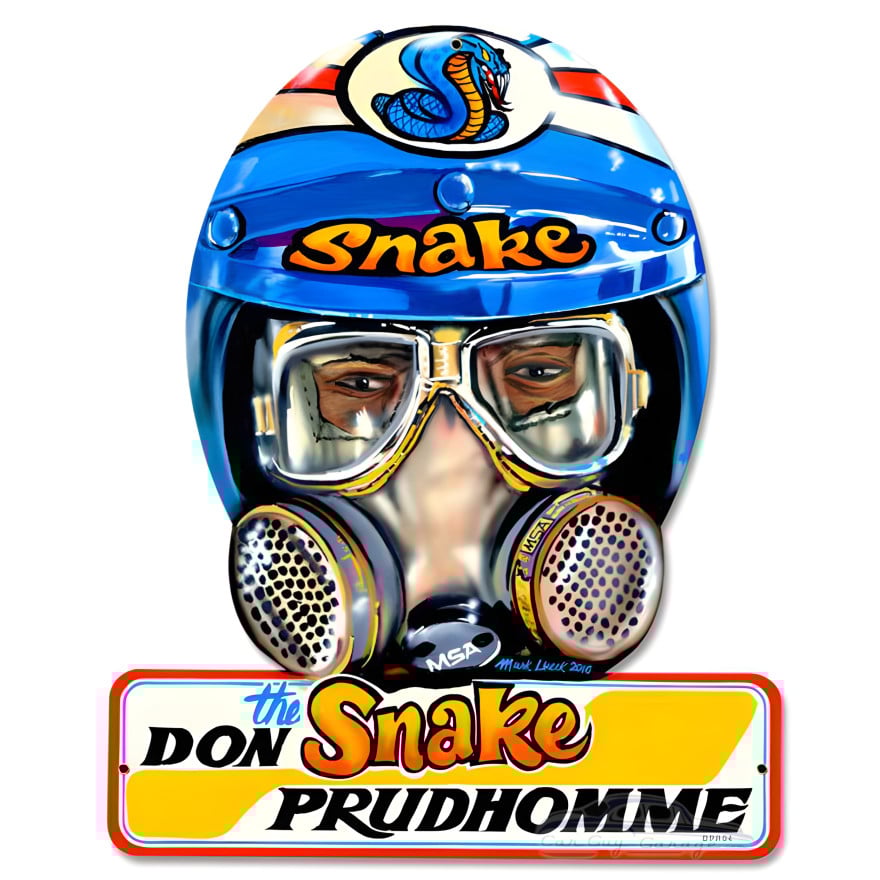 Don Prudhomme Metal Sign - 15" x 12"