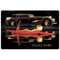 Double Vision XL Metal Sign - 24" x 36"