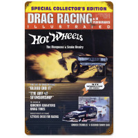 Drag Racing Cover Metal Sign - 12" x 18"