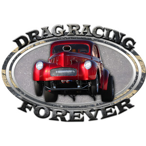 Drag Racing Forever Metal Sign - 24" x 16"