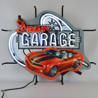 Chevy Camaro Dream Garage Neon Sign - 29" x 24"