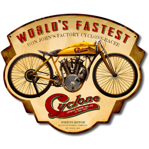 DS Cyclone Metal Sign - 17" x 13"