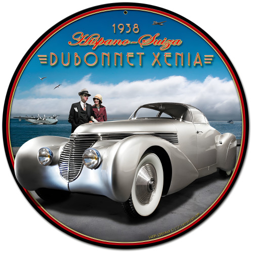 Dubonnet Xenia Sign - 28" Round