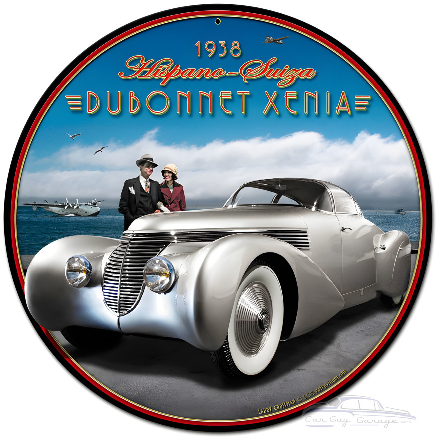 Dubonnet Xenia Sign - 28" Round