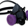 Dual Cartridge Silicone Half Mask with OV Cartridges Respirator