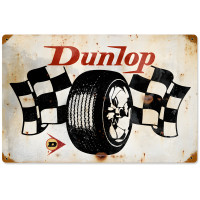 Dunlop Flags Metal Sign - 18" x 12"