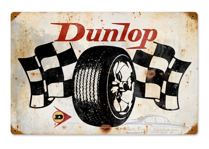 Dunlop Flags Metal Sign