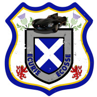 Ecurie Ecossi Metal Sign - 15" x 15"