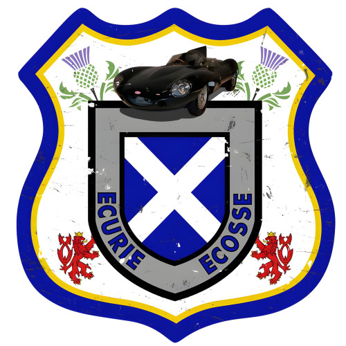 Ecurie Ecossi Metal Sign - 15" x 15"