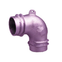 5 in Cast Aluminum 90 Degree Hose Elbow for Exhaust Pulley Systems
