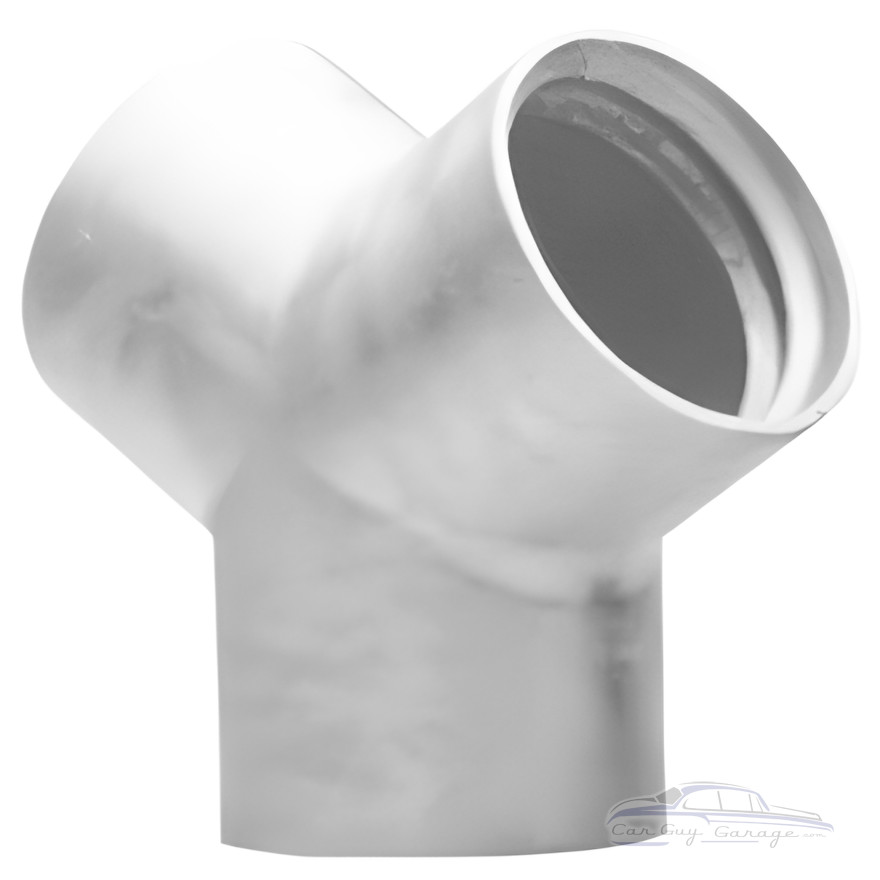 Rubber Exhaust Hose Y-Connector for 2.5" Tubing Rubber Exhaust Hose Y-Connector for 2.5" Tubing