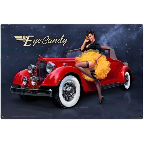 Eye Candy Metal Sign - 36" x 24"