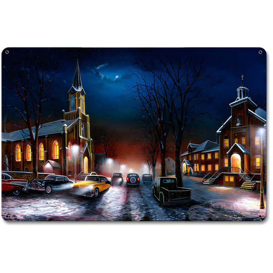 Faith Through Ages Metal Sign - 18" x 12"