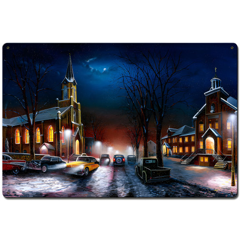 Faith Through Ages Metal Sign - 24" x 16"