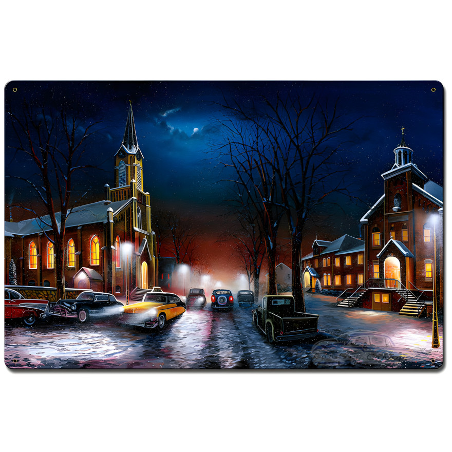 Faith Through Ages Metal Sign - 24" x 16"