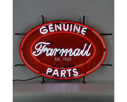 Farmall Genuine Parts Oval Neon Sign