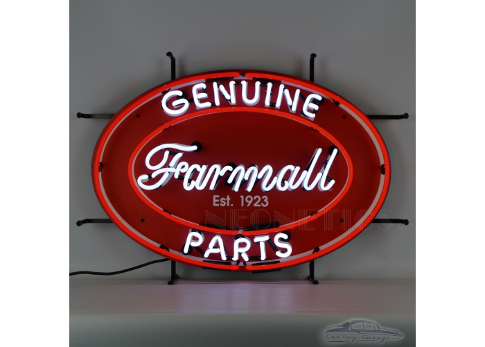 Farmall Genuine Parts Oval Neon Sign