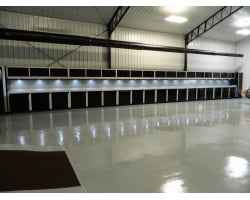 58 feet 8 inches Aluminum Shop Cabinets