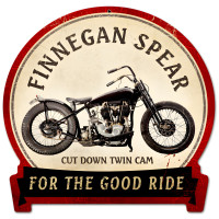 Finnegan Spear Sign - 15" x 16"