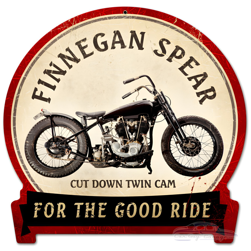 Finnegan Spear Sign - 15" x 16"