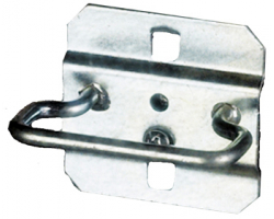 Five 1-3/8" L x 1-3/4" ID Pliers Holder Locking Square Pegboard Hooks 