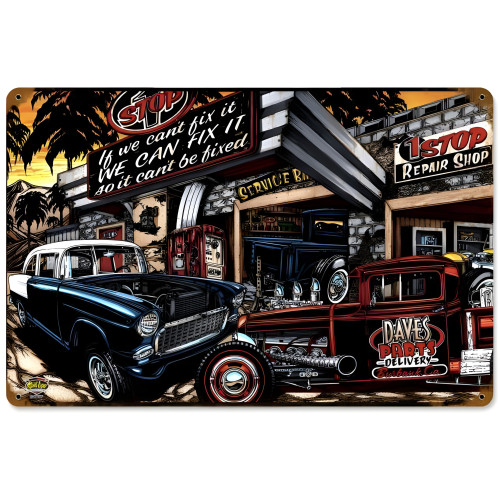 Fix It Metal Sign - 18" x 12"
