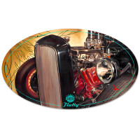 Flatty Metal Sign - 24" x 14"