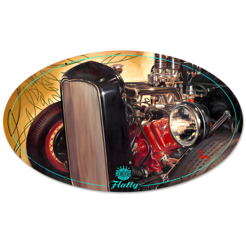 Flatty Metal Sign - 24" x 14"