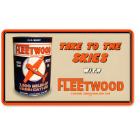 Fleetwood Oil Sign - 14" x 8"