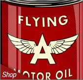 Flying A Gasoline Signs