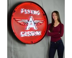 Flying A Gasoline 36 Inch Neon Sign