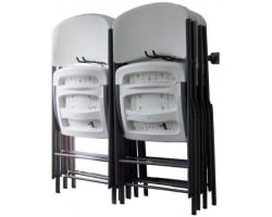 Folding Chair Storage Rack holds up to 10 Chairs