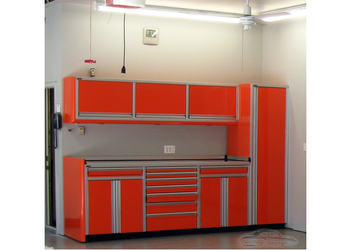10 Foot Wide Aluminum Garage Cabinets