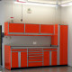 10 Foot Wide Aluminum Garage Cabinets