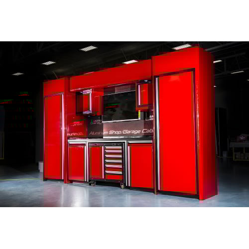 14 Foot Wide Aluminum Garage Cabinets