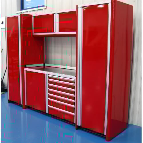 11 Foot Wide Aluminum Garage Cabinets 