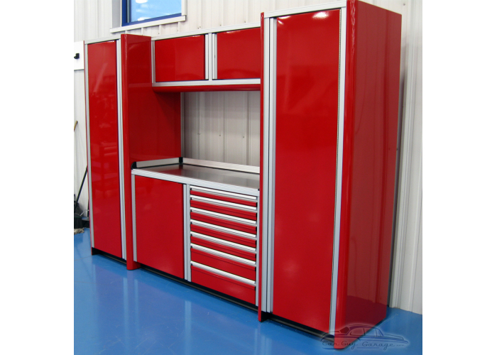11 Foot Wide Aluminum Garage Cabinets 